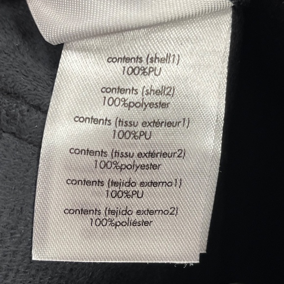 WeWoreWhat Faux Leather Lace Front Pant - Black - Size 24 - Picture 5 of 5